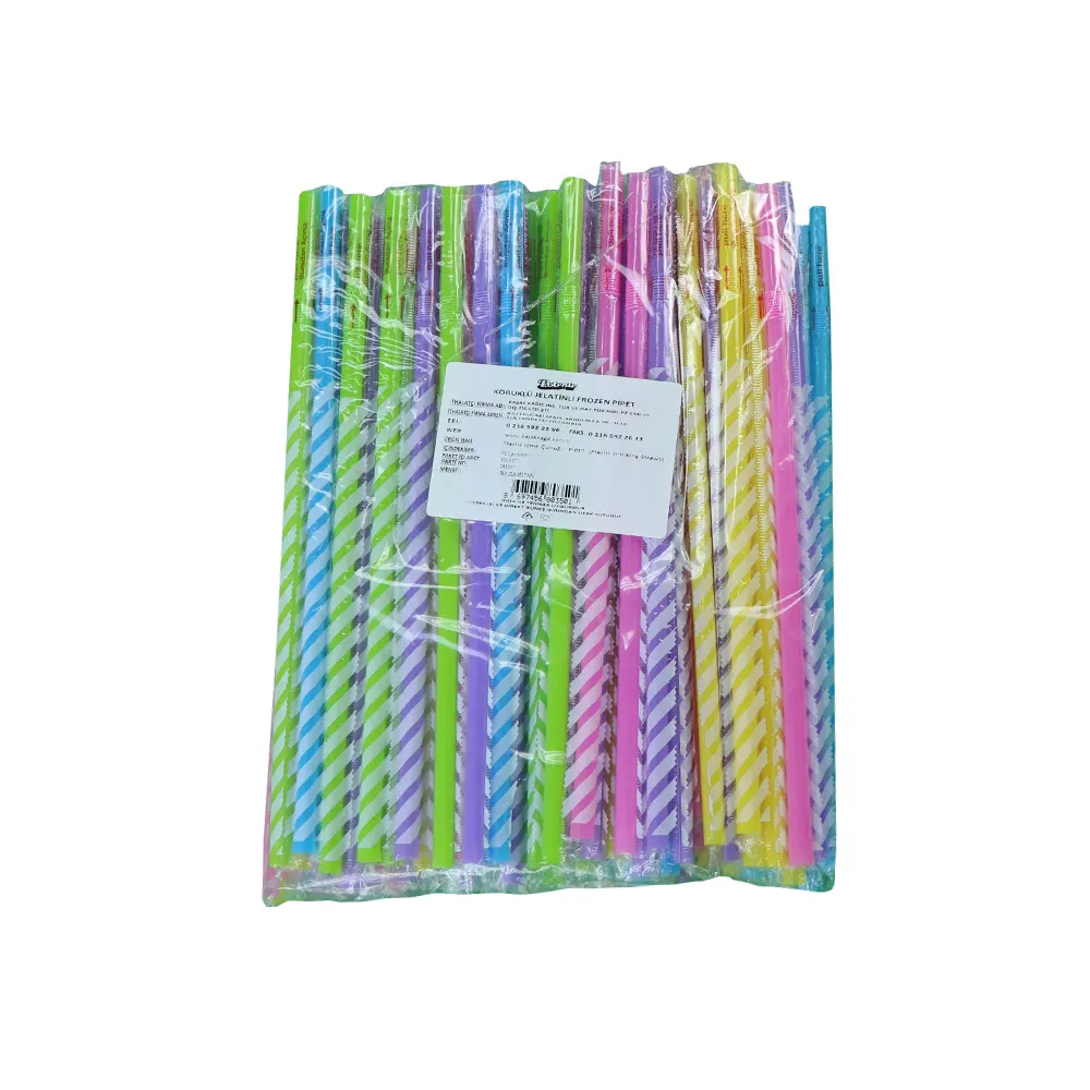 Polente Wrapped Flexible Frozen Straw